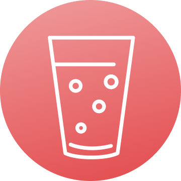 炭酸水のアイコン画像